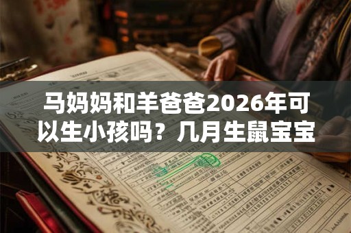 马妈妈和羊爸爸2026年可以生小孩吗？几月生鼠宝宝好？