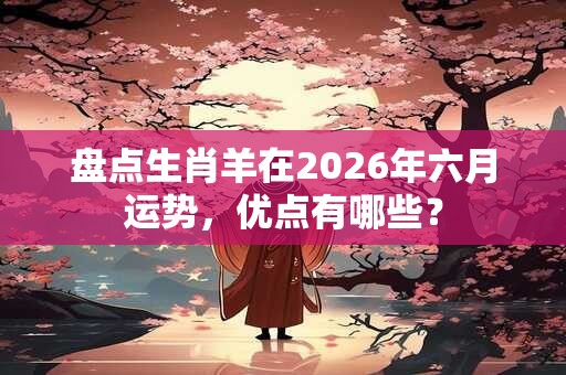 盘点生肖羊在2026年六月运势，优点有哪些？
