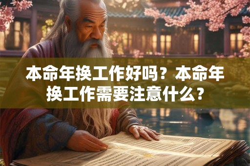 本命年换工作好吗?本命年换工作需要注意什么? 本命年换工作好吗?本命年换工作需要注意什么?
