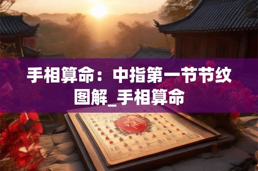 手相算命:中指第一节节纹图解_手相算命 手相算命:中指第一节节纹图解_手相算命