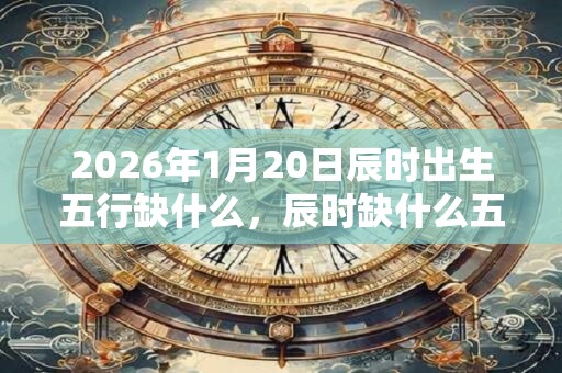 2026年1月20日辰时出生五行缺什么，辰时缺什么五行