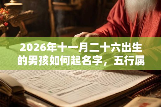 2026年十一月二十六出生的男孩如何起名字,五行属什么 2026年十一月二十六出生的男孩如何起名字,五行属什么