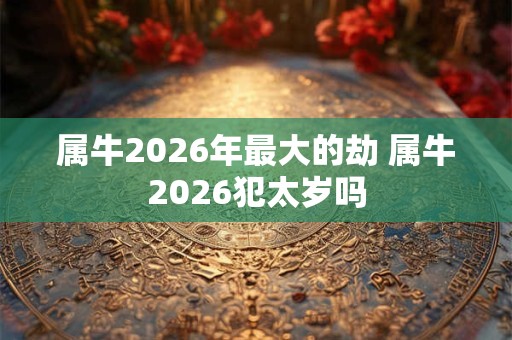 属牛2026年最大的劫 属牛2026犯太岁吗