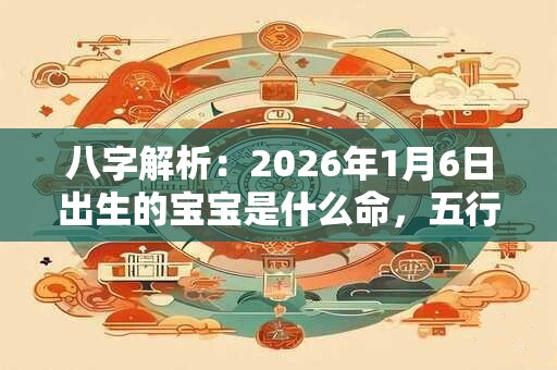八字解析:2026年1月6日出生的宝宝是什么命,五行缺什么 八字解析:2026年1月6日出生的宝宝是什么命,五行缺什么