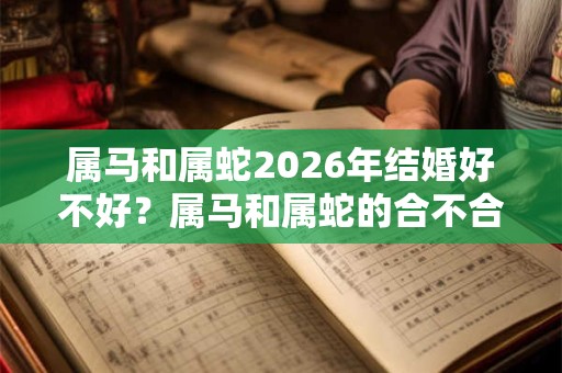 属马和属蛇2026年结婚好不好?属马和属蛇的合不合? 属马和属蛇2026年结婚好不好?属马和属蛇的合不合?