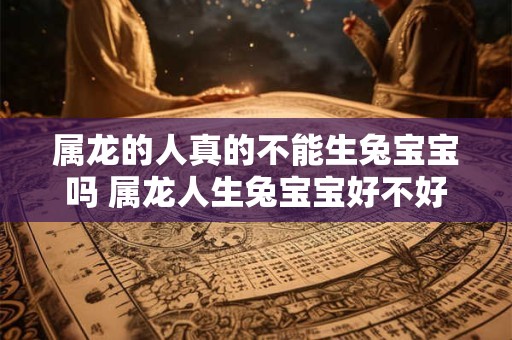 属龙的人真的不能生兔宝宝吗 属龙人生兔宝宝好不好