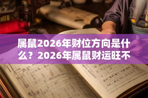 属鼠2026年财位方向是什么?2026年属鼠财运旺不旺? 属鼠2026年财位方向是什么?2026年属鼠财运旺不旺?
