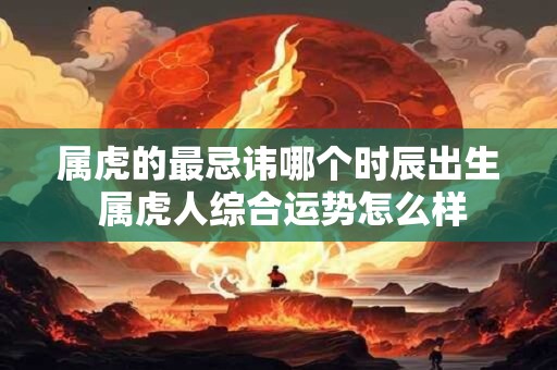 属虎的最忌讳哪个时辰出生 属虎人综合运势怎么样