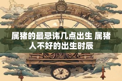 属猪的最忌讳几点出生 属猪人不好的出生时辰