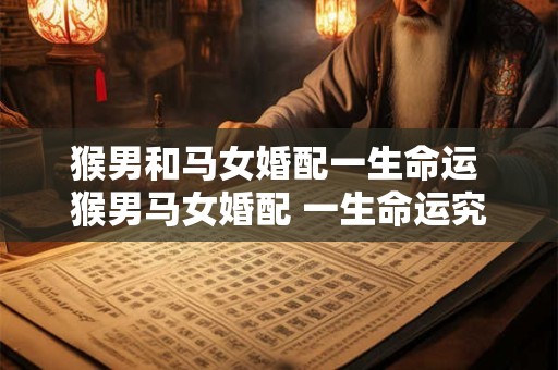 猴男和马女婚配一生命运 猴男马女婚配 一生命运究竟如何