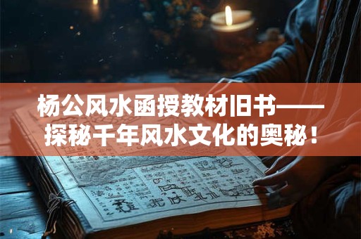 杨公风水函授教材旧书——探秘千年风水文化的奥秘！