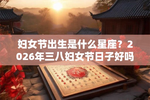 妇女节出生是什么星座？2026年三八妇女节日子好吗？