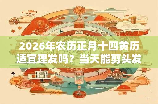 2026年农历正月十四黄历适宜理发吗？当天能剪头发吗