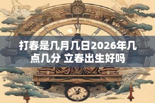 打春是几月几日2026年几点几分 立春出生好吗