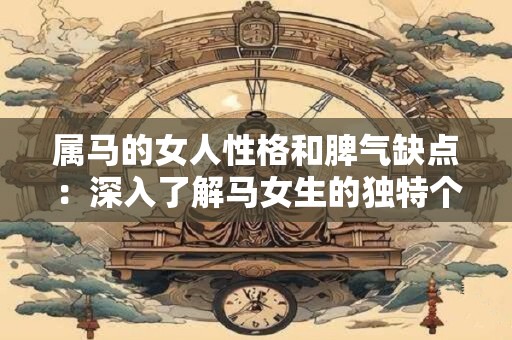 属马的女人性格和脾气缺点：深入了解马女生的独特个性