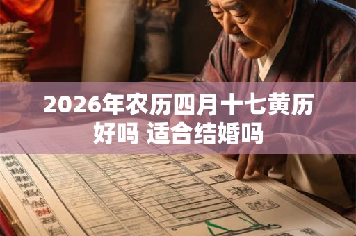 2026年农历四月十七黄历好吗 适合结婚吗