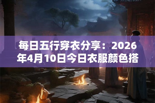 每日五行穿衣分享：2026年4月10日今日衣服颜色搭配查询