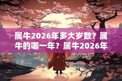 属牛2026年多大岁数?属牛的哪一年?属牛2026年的运势 属牛2026年多大岁数?属牛的哪一年?属牛2026年的运势