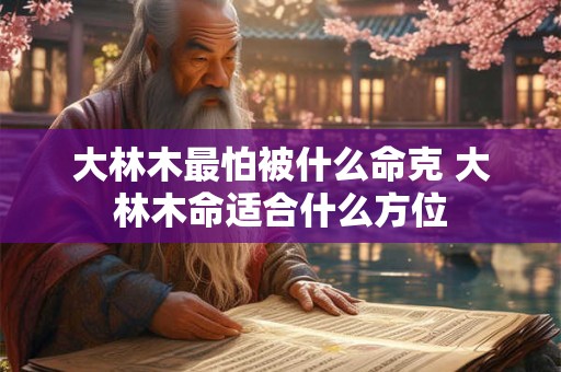 大林木最怕被什么命克 大林木命适合什么方位