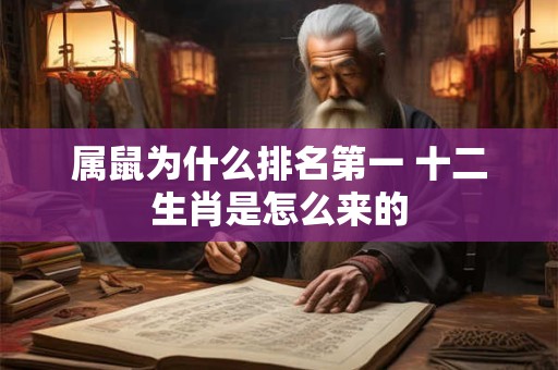 属鼠为什么排名第一 十二生肖是怎么来的