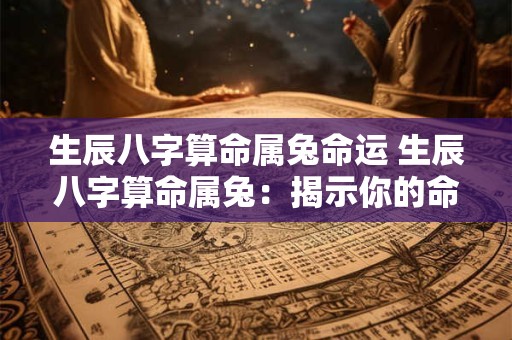 生辰八字算命属兔命运 生辰八字算命属兔：揭示你的命运奥秘