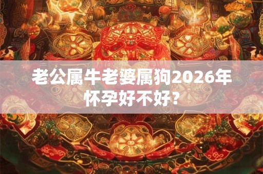 老公属牛老婆属狗2026年怀孕好不好？