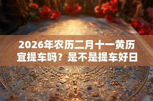 2026年农历二月十一黄历宜提车吗？是不是提车好日子？