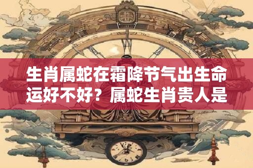 生肖属蛇在霜降节气出生命运好不好？属蛇生肖贵人是谁？