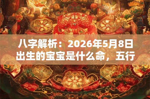 八字解析：2026年5月8日出生的宝宝是什么命，五行缺什么