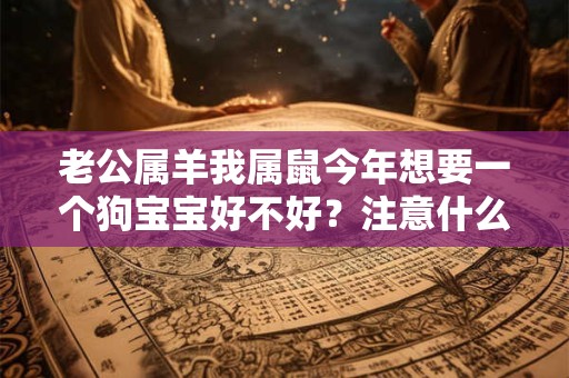 老公属羊我属鼠今年想要一个狗宝宝好不好？注意什么？