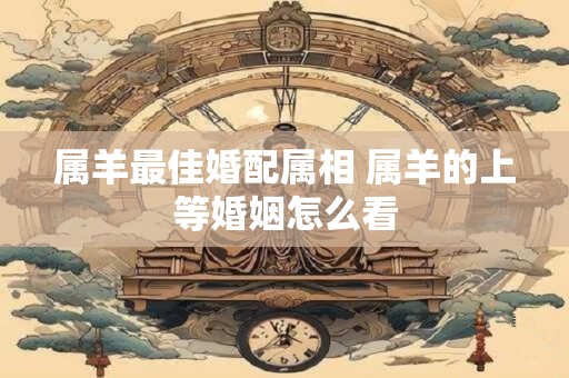 属羊最佳婚配属相 属羊的上等婚姻怎么看