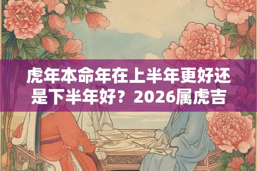 虎年本命年在上半年更好还是下半年好？2026属虎吉祥物是什么？