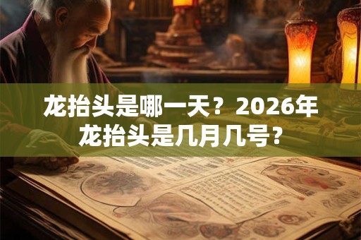 龙抬头是哪一天？2026年龙抬头是几月几号？