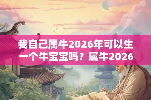 我自己属牛2026年可以生一个牛宝宝吗?属牛2026年财运好不好? 我自己属牛2026年可以生一个牛宝宝吗?属牛2026年财运好不好?