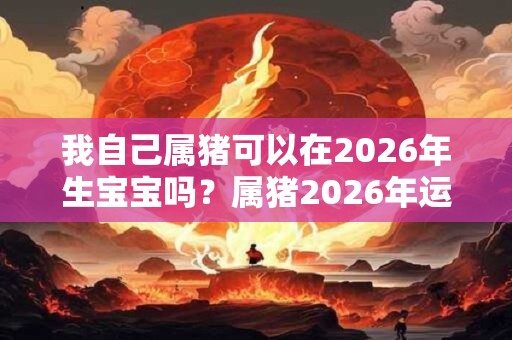 我自己属猪可以在2026年生宝宝吗？属猪2026年运气好吗？