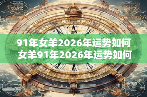 91年女羊2026年运势如何 女羊91年2026年运势如何