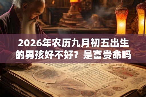 2026年农历九月初五出生的男孩好不好？是富贵命吗？
