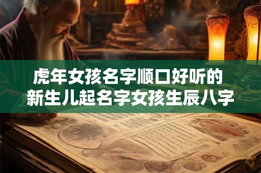 虎年女孩名字顺口好听的 新生儿起名字女孩生辰八字起名免费