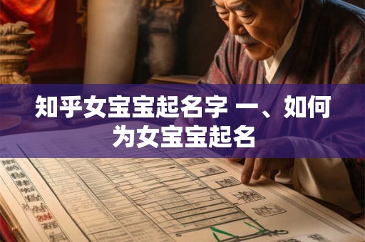 知乎女宝宝起名字 一、如何为女宝宝起名 知乎女宝宝起名字 一、如何为女宝宝起名