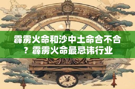 霹雳火命和沙中土命合不合？霹雳火命最忌讳行业