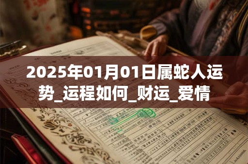 2025年01月01日属蛇人运势_运程如何_财运_爱情