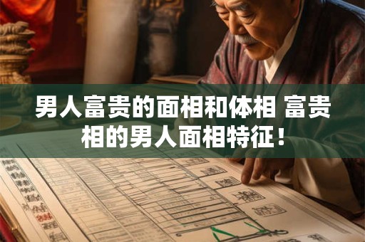 男人富贵的面相和体相 富贵相的男人面相特征！
