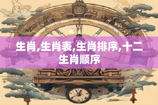 生肖,生肖表,生肖排序,十二生肖顺序