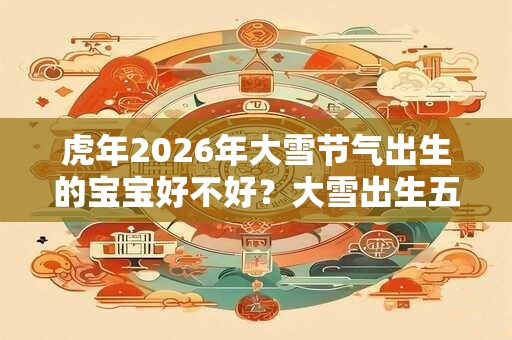 虎年2026年大雪节气出生的宝宝好不好?大雪出生五行八字 虎年2026年大雪节气出生的宝宝好不好?大雪出生五行八字
