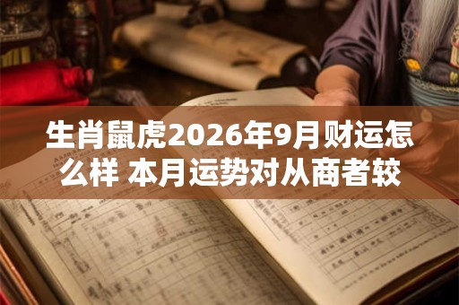 生肖鼠虎2026年9月财运怎么样 本月运势对从商者较为有利 生肖鼠虎2026年9月财运怎么样 本月运势对从商者较为有利