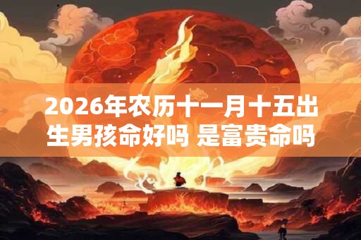 2026年农历十一月十五出生男孩命好吗 是富贵命吗 2026年农历十一月十五出生男孩命好吗 是富贵命吗
