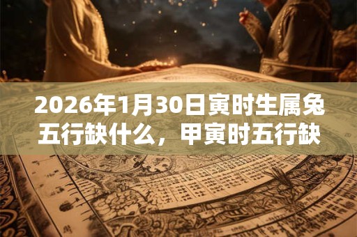 2026年1月30日寅时生属兔五行缺什么，甲寅时五行缺什么