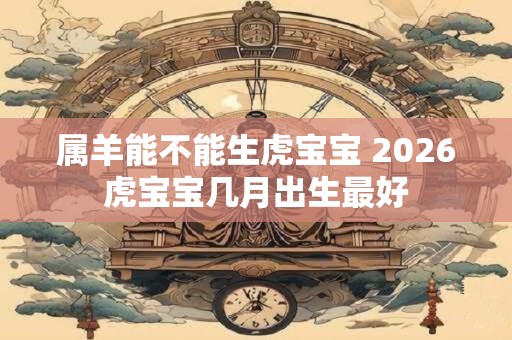 属羊能不能生虎宝宝 2026虎宝宝几月出生最好