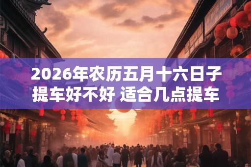 2026年农历五月十六日子提车好不好 适合几点提车