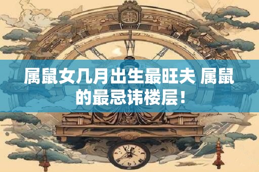 属鼠女几月出生最旺夫 属鼠的最忌讳楼层! 属鼠女几月出生最旺夫 属鼠的最忌讳楼层!